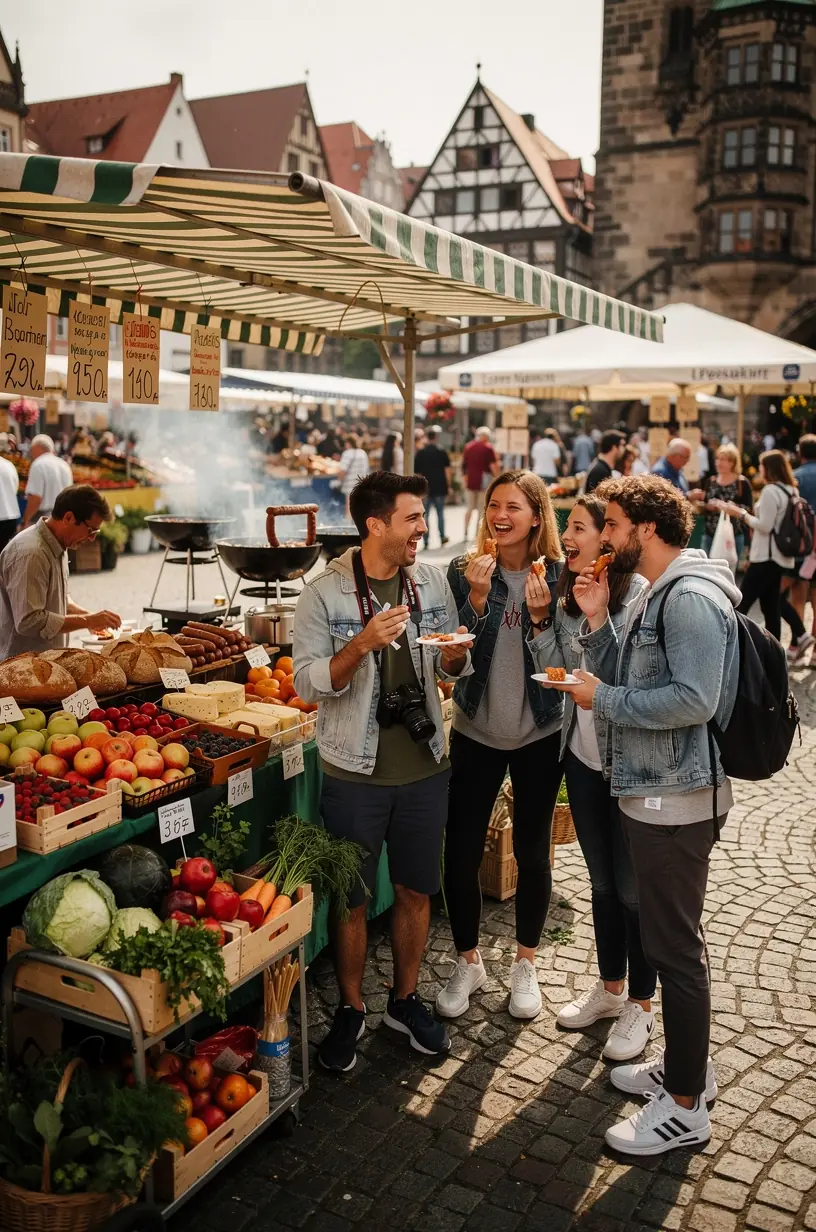 Tisch mit geöffnetem Budgetplaner, Taschenrechner und Reiseführer für eine sorgfältige Wochenendreiseplanung.